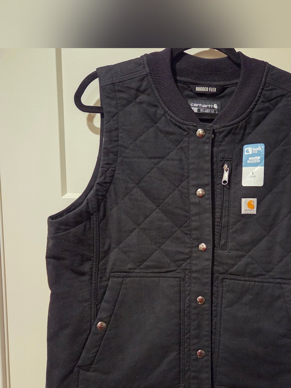 Carhartt Women's Rugged Flex Quilted Vest - Black